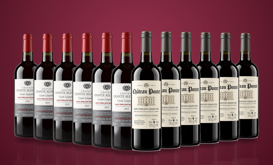 1+1 Saint-Émilion Grand Cru – 6 × Chante Alouette und 6 × Pontet