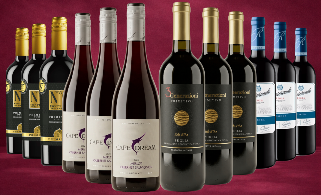 Deutschlands wildestes Rotwein-Paket – Version 9.0