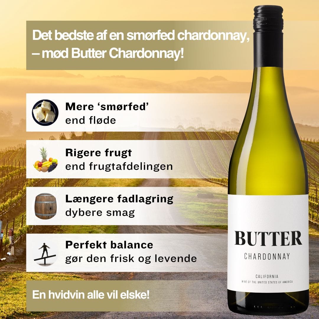 Butter Hvidvin Butter Chardonnay California 2023