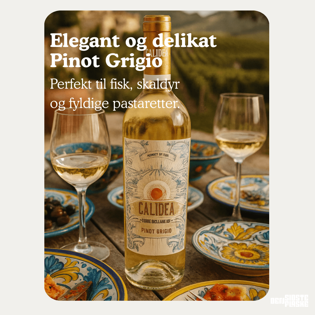 Gran Sasso Hvidvin Calidea Pinot Grigio Terre Siciliane IGT 2023