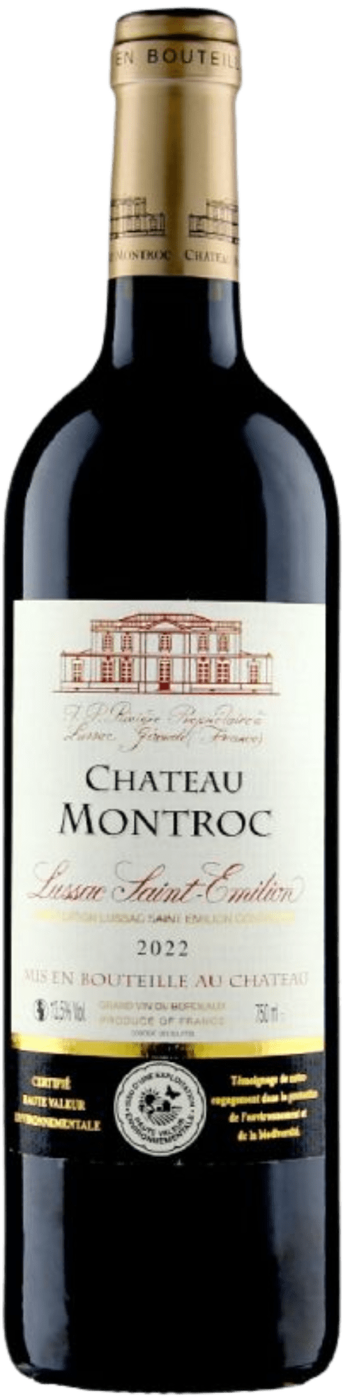 Château Montroc Rødvin Chateau Montroc Lussac-Saint-Emilion 2022