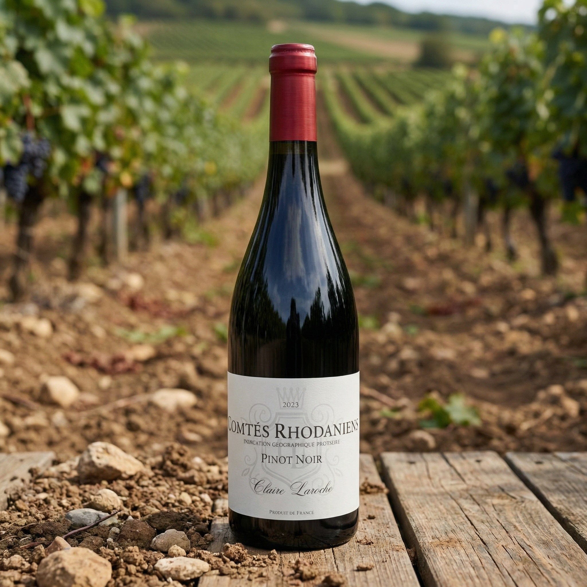 Laroche Rødvin Claire Laroche Comtés Rhodaniens Pinot Noir 2023