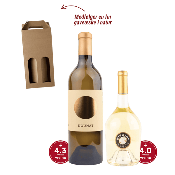 Den Sidste Flaske Hvidvins Smagekasse Den Perfekte Hvide Gaveæske - Eksklusiv (2 fl. + gaveæske)