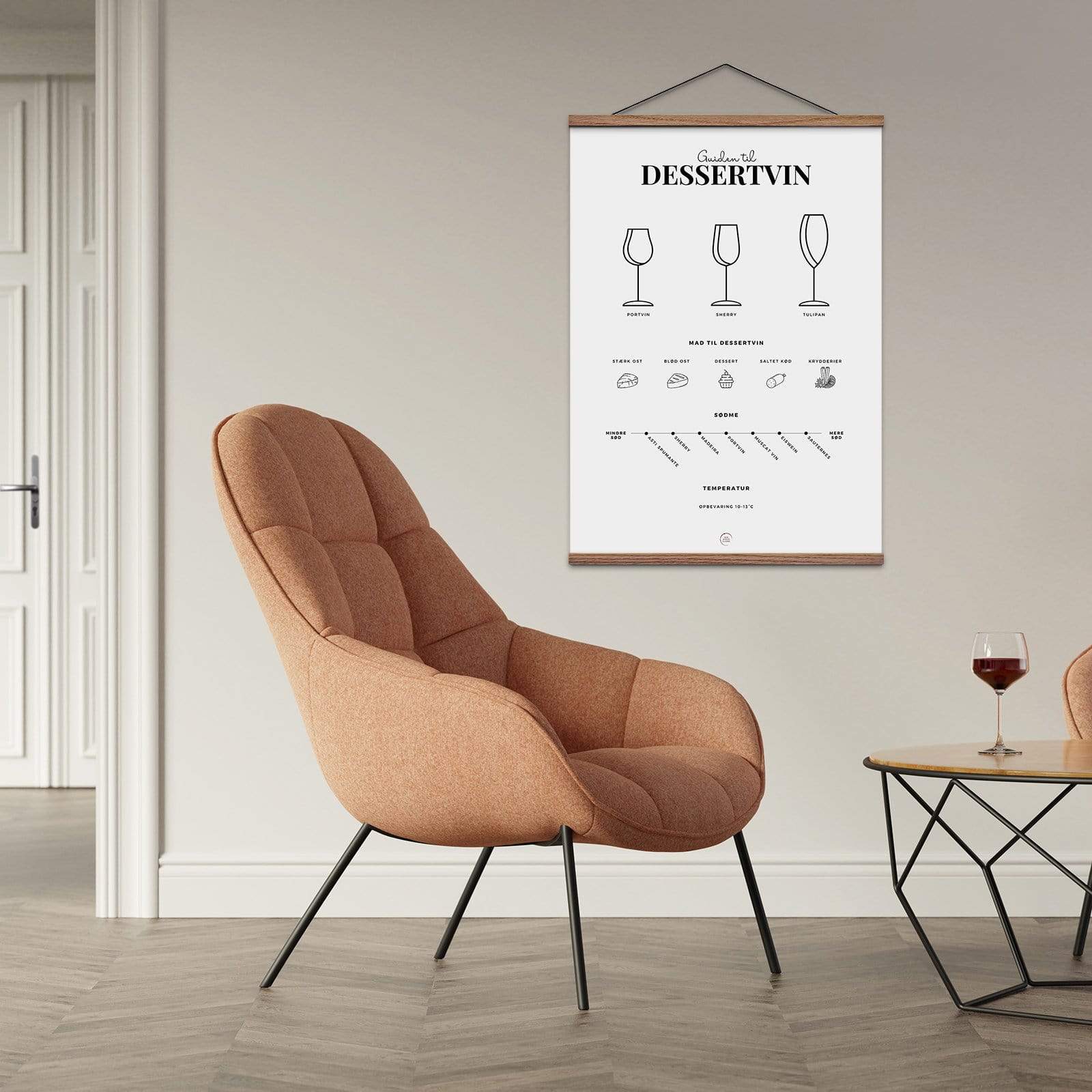 Den Sidste Flaske Plakater, print og visuelle kunstværker Dessertvin