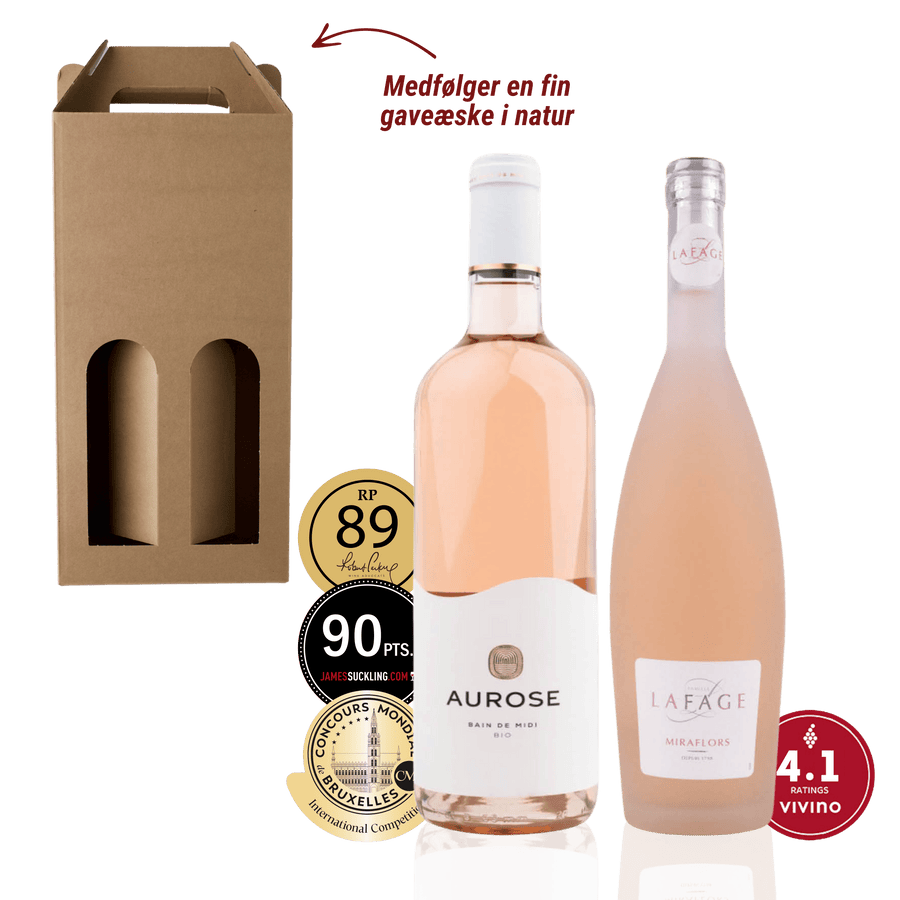 Den Sidste Flaske Rosé Smagekasse Det Perfekte Påskeæg - Rosé (2 fl. + gaveæske)