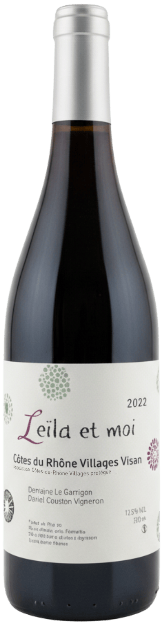 Domaine Le Garrigon Rødvin Domaine Le Garrigon-Leila Et Moi Cotes Du Rhone Vill. Visan 2022