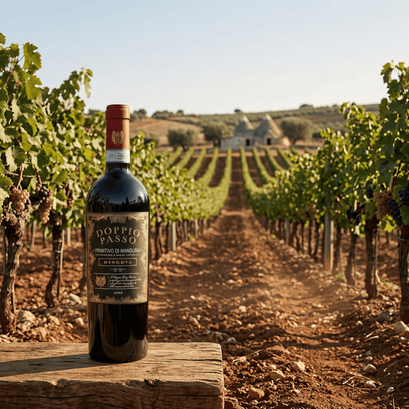 Doppio Passo Rødvin Doppio Passo Primitivo Di Manduria Riserva DOC 2022