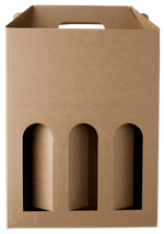 Den Sidste Flaske Gaveæsker i pap Gaveæsker i natur til 6 flasker