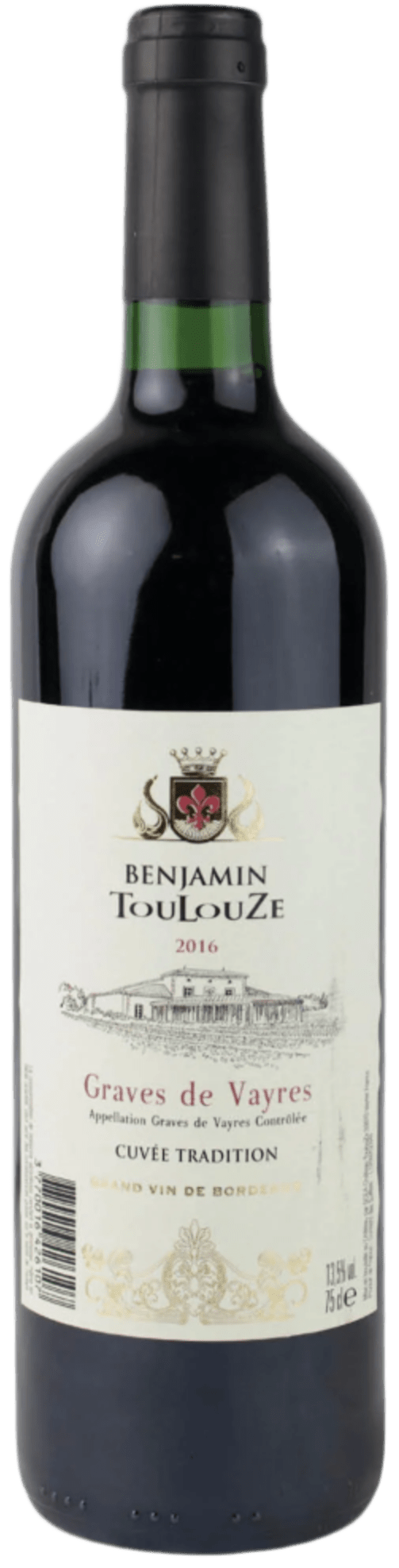 Château Toulouze Rødvin Graves De Vayres Benjamin Toulouze 2016