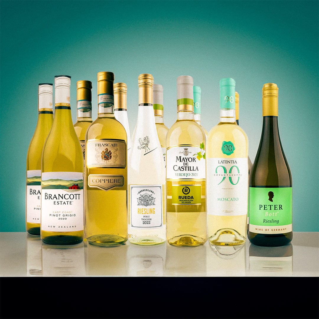 Den Sidste Flaske Hvidvins Smagekasse Hvidvinsbasker Kassen