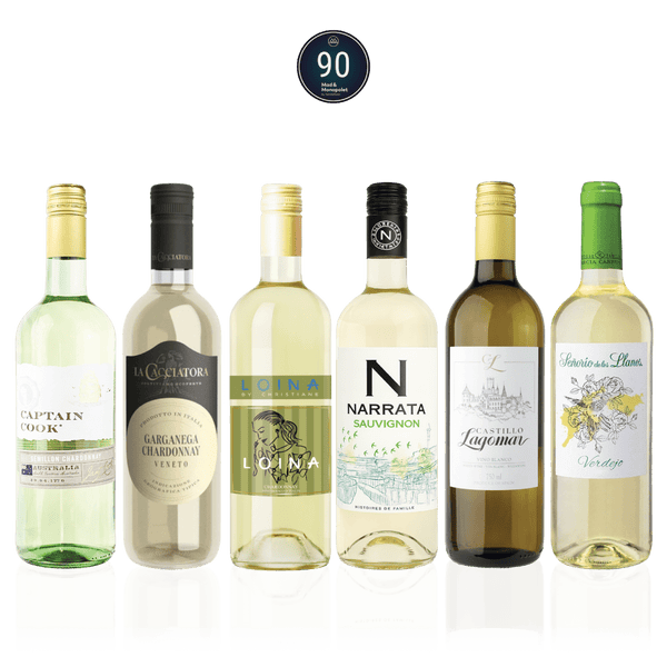 Den Sidste Flaske Hvidvins Smagekasse Hvidvinsbaskeren (6 fl.)