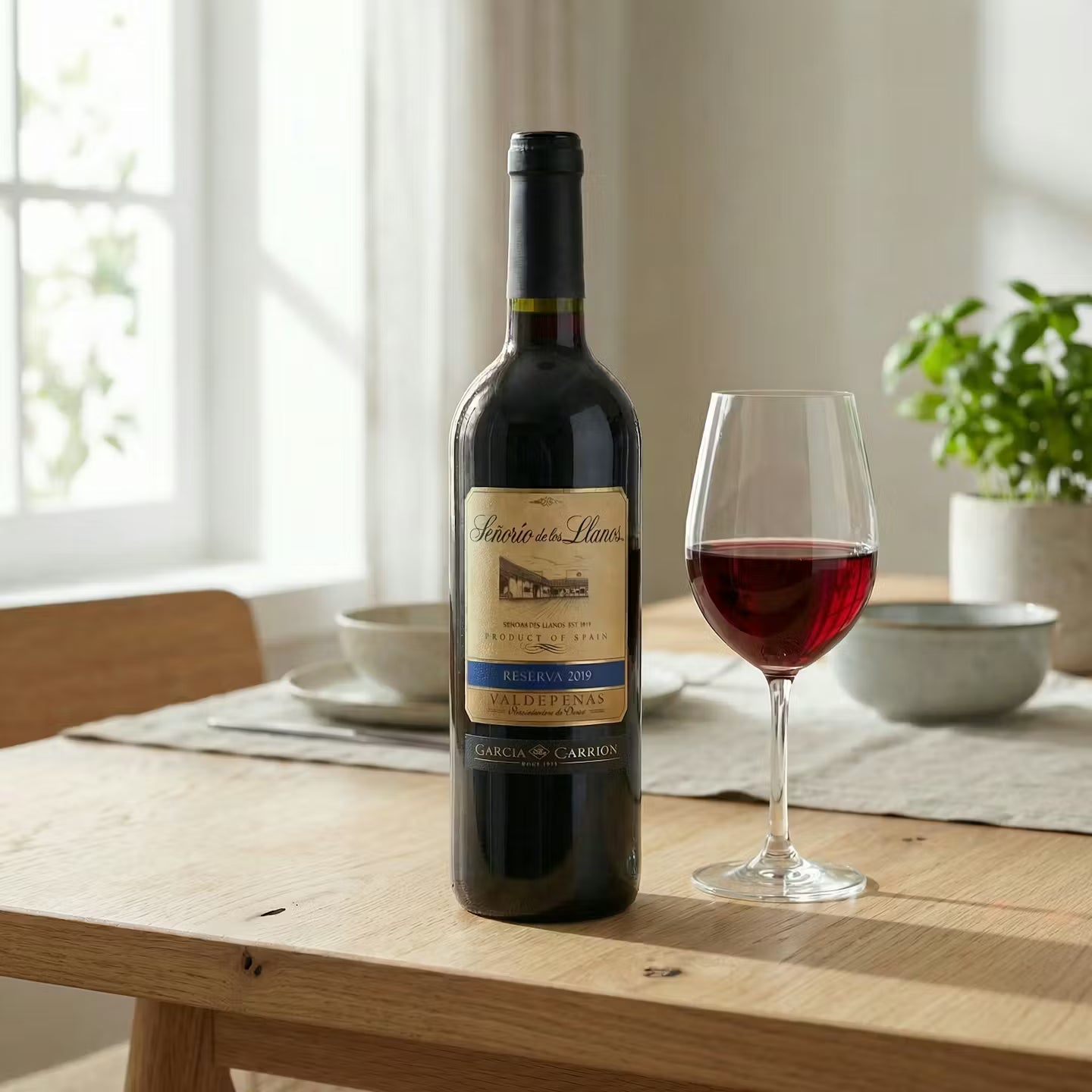 Señorio de Los Llanos Rødvin Senorio de los Llanos Tempranillo Reserva 2019