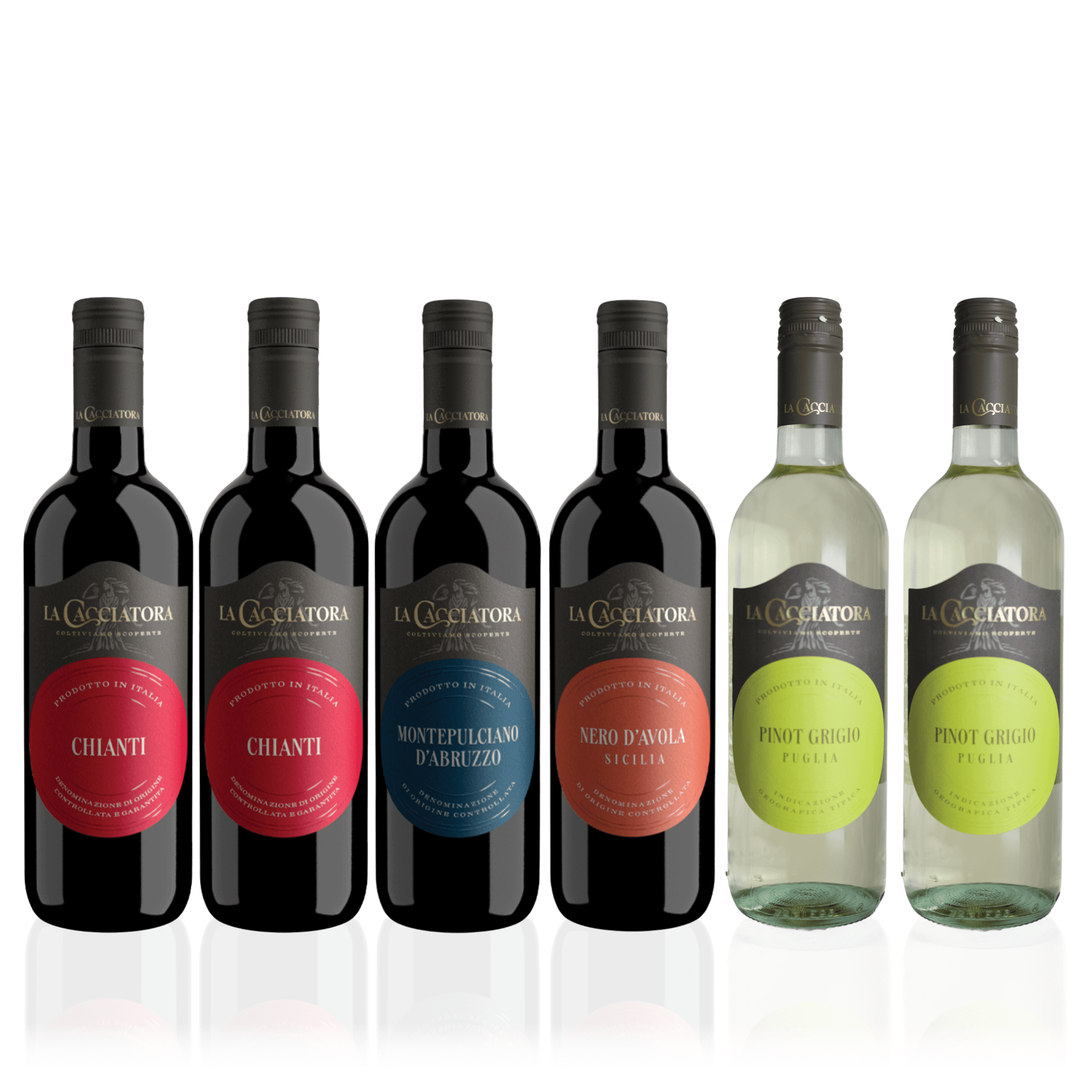 La Cacciatora Mixed Smagekasse La Cacciatora Kassen (6 fl.)