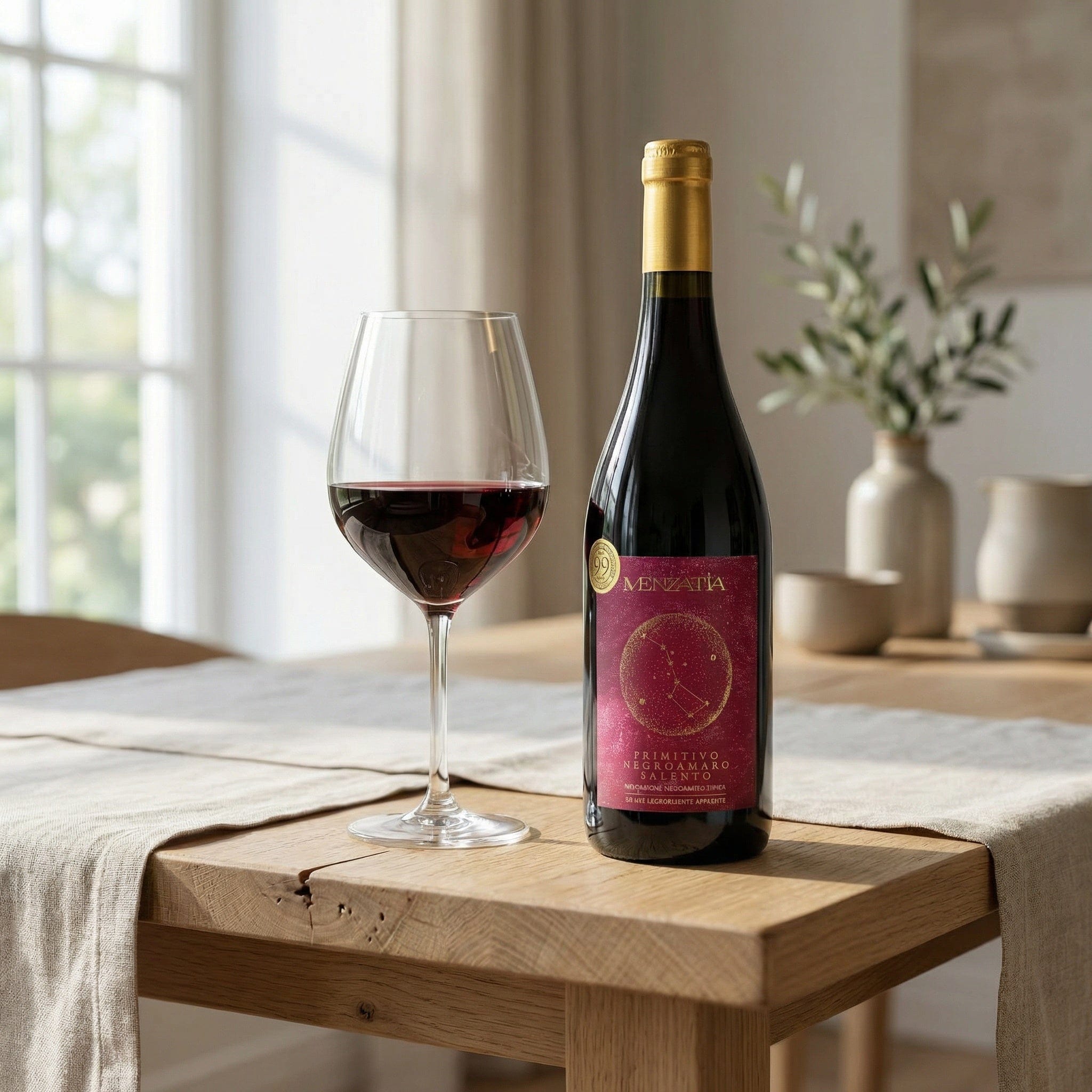 Menzatia Rødvin Menzatia Primitivo Negroamaro Salento 2025 rossa