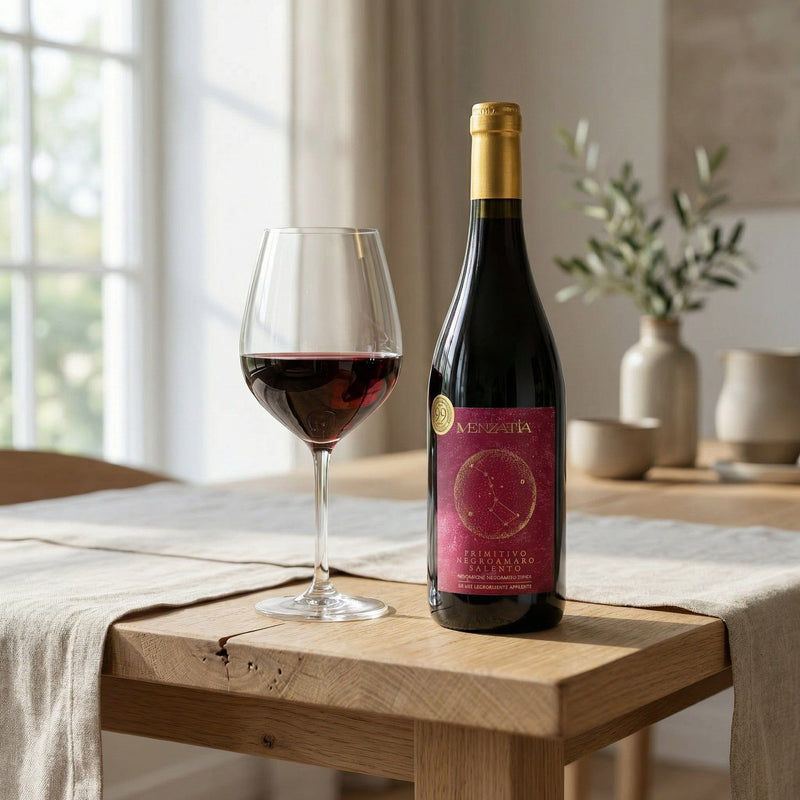 Menzatia Rødvin Menzatia Primitivo Negroamaro Salento 2025 rossa