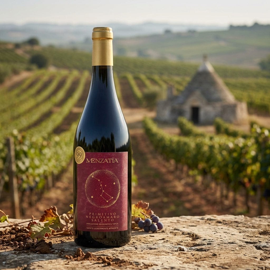 Menzatia Rødvin Menzatia Primitivo Negroamaro Salento 2025 rossa
