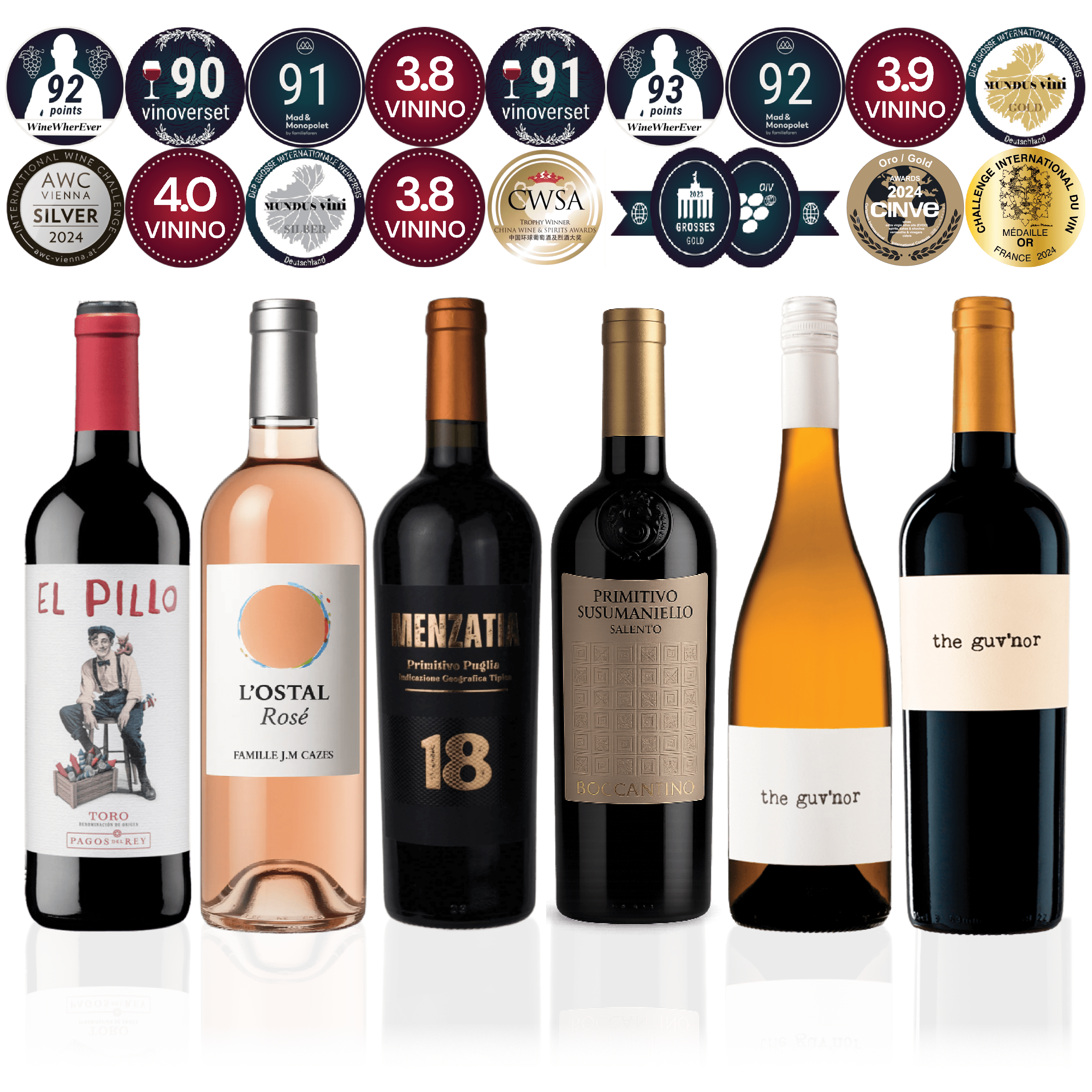 Den Sidste Flaske Mixed Smagekasse Prisvinder Kassen (6 fl.)