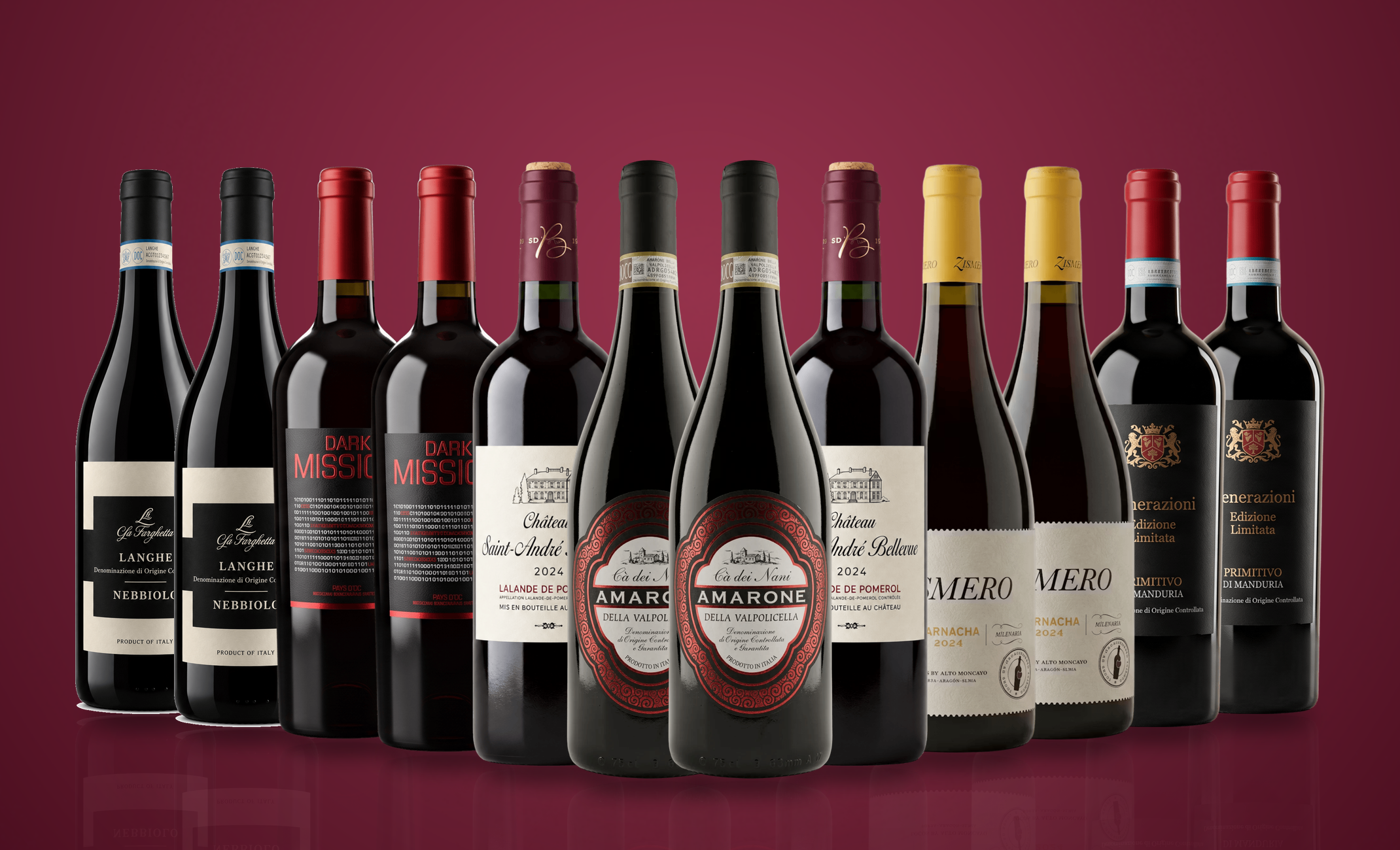 Rote Bestseller Premium – 12 Flaschen