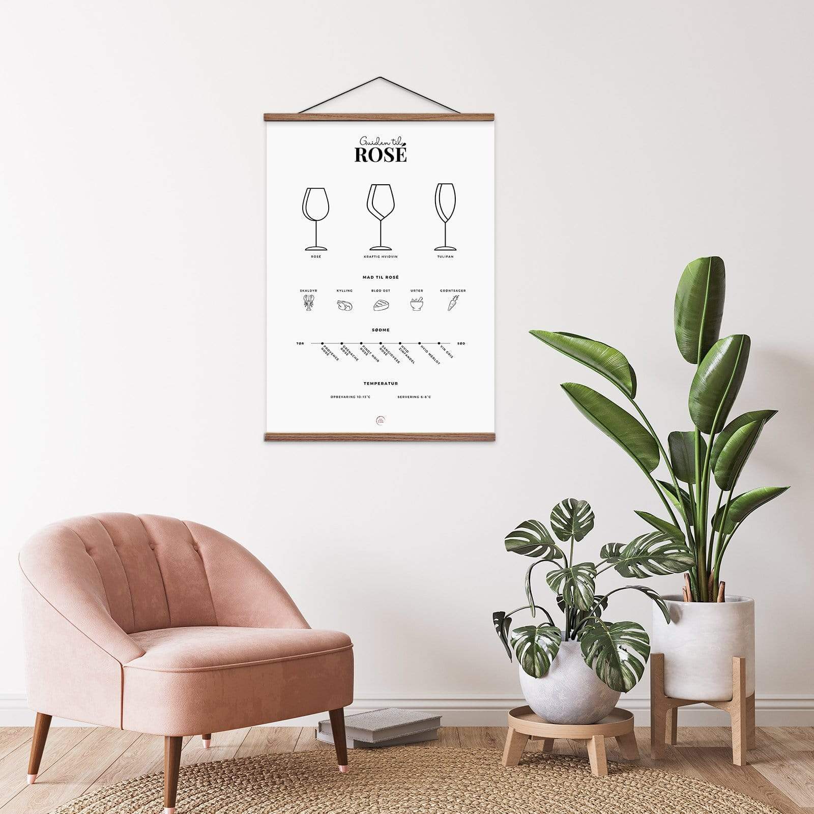 Den Sidste Flaske Plakater, print og visuelle kunstværker Rosé