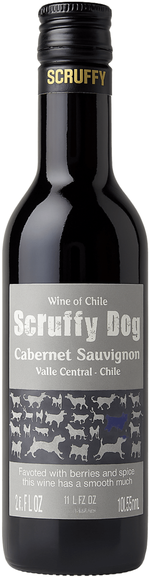 Scruffy Dog Rødvin Scruffy Dog Cabernet Sauvignon - 187 ml.
