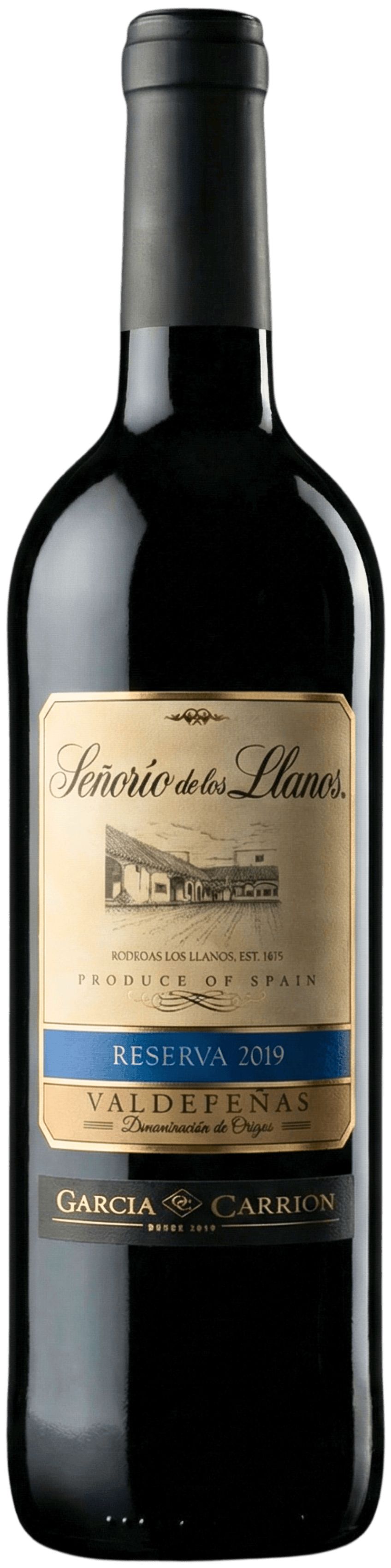 Señorio de Los Llanos Rødvin Senorio de los Llanos Tempranillo Reserva 2019