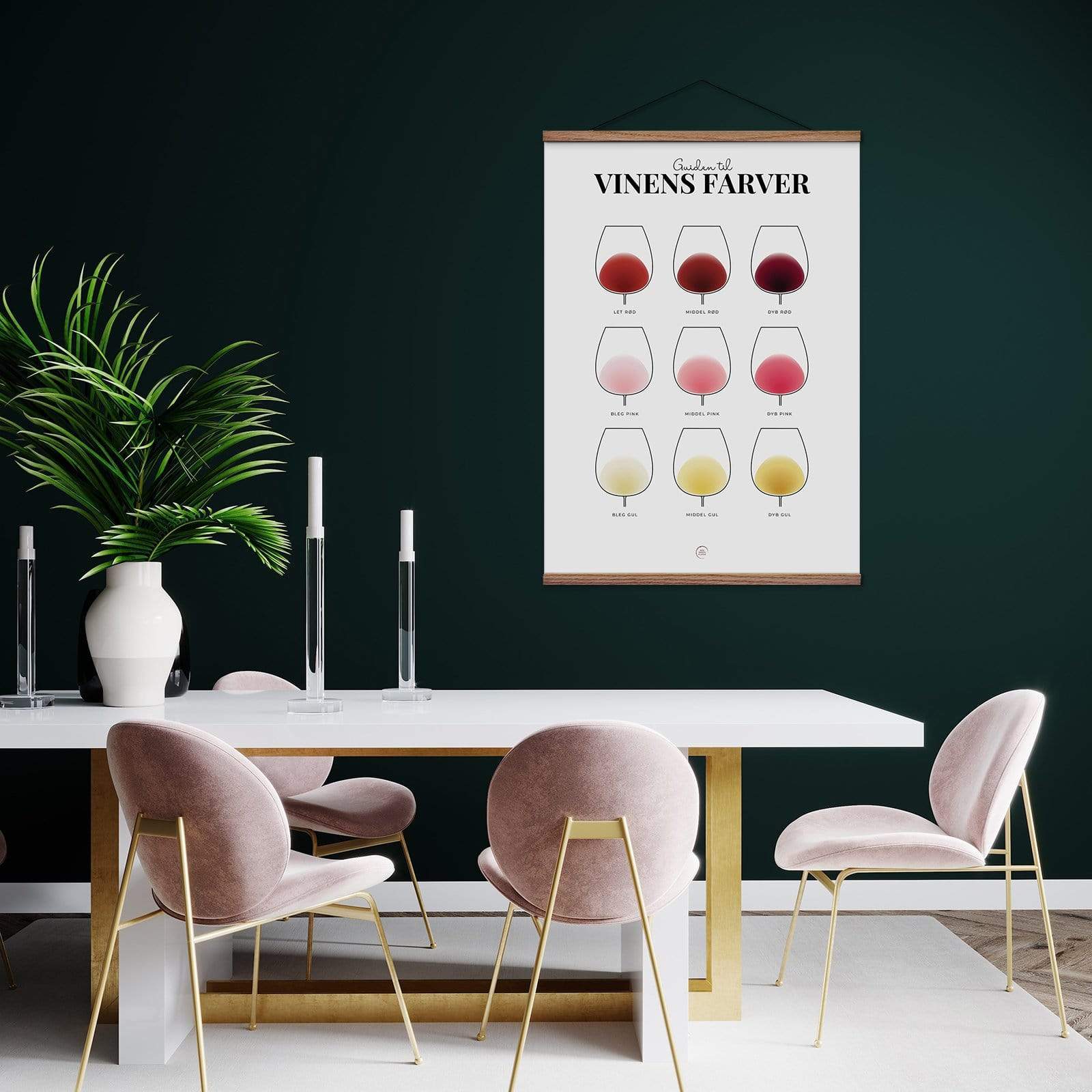 Den Sidste Flaske Plakater, print og visuelle kunstværker Vinens Farver