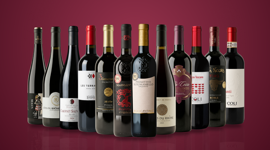XL Rotwein Sonderposten-Kiste
